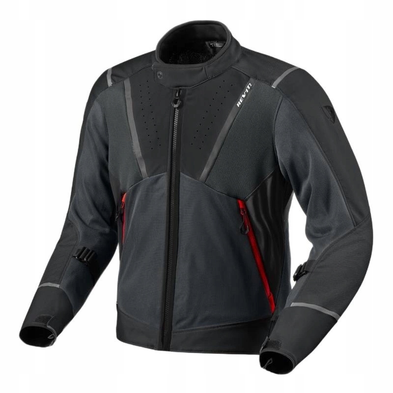 Textilná motocyklová bunda Revit Airwave 4 Black/anthracite šedá čierna