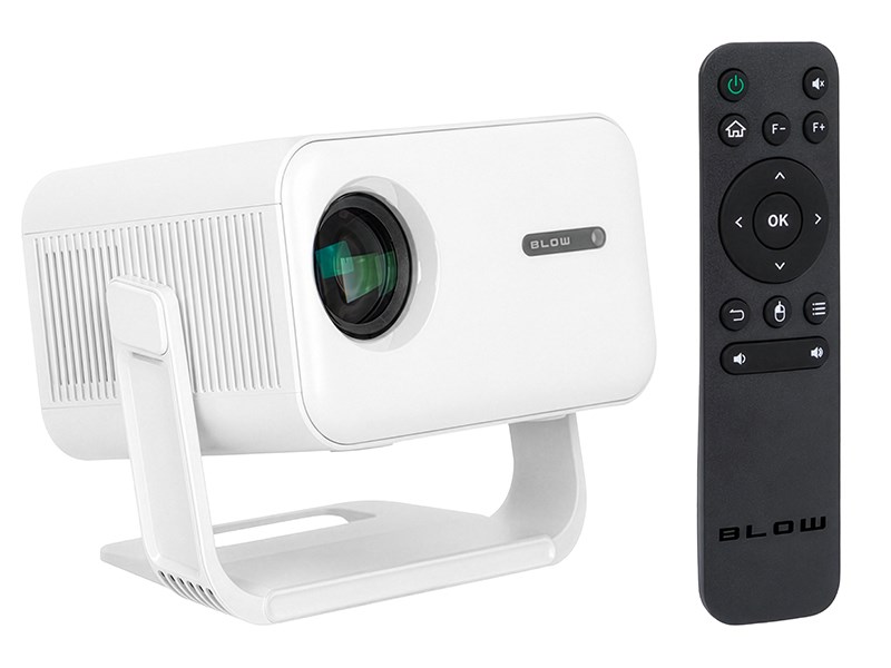 Blow Prenosný Projektor Androidtv Fullhd Biely