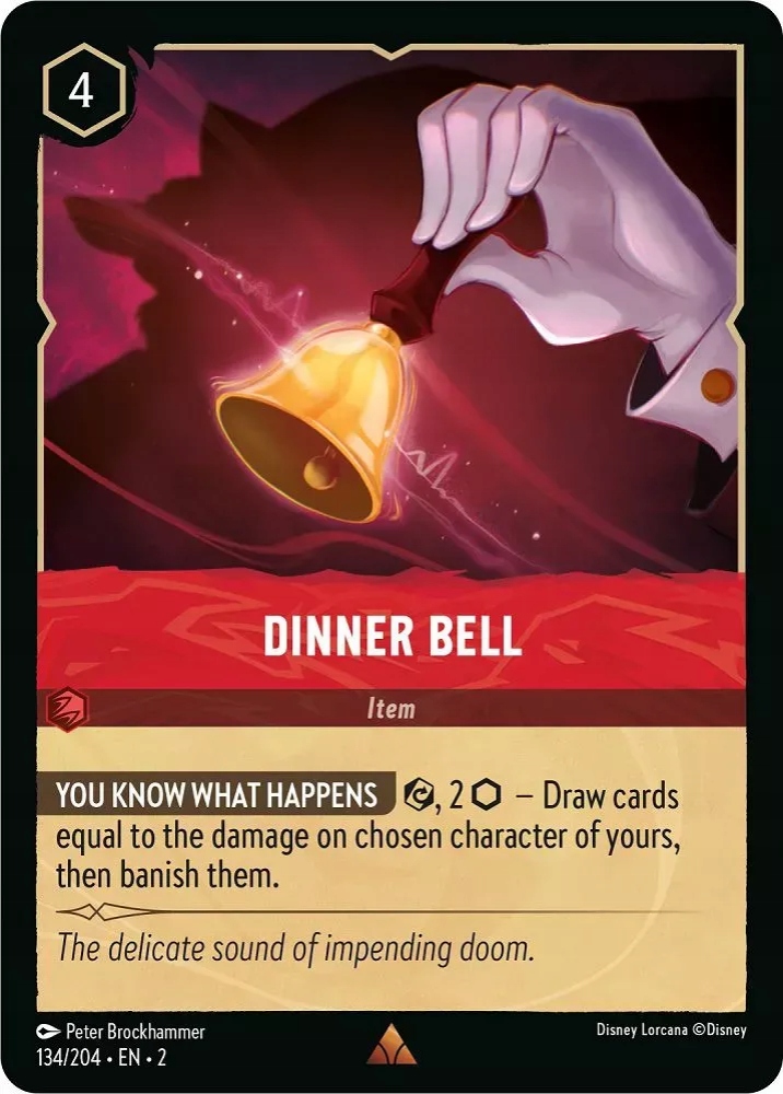 Disney Lorcana Dinner Bell 2ROF #134