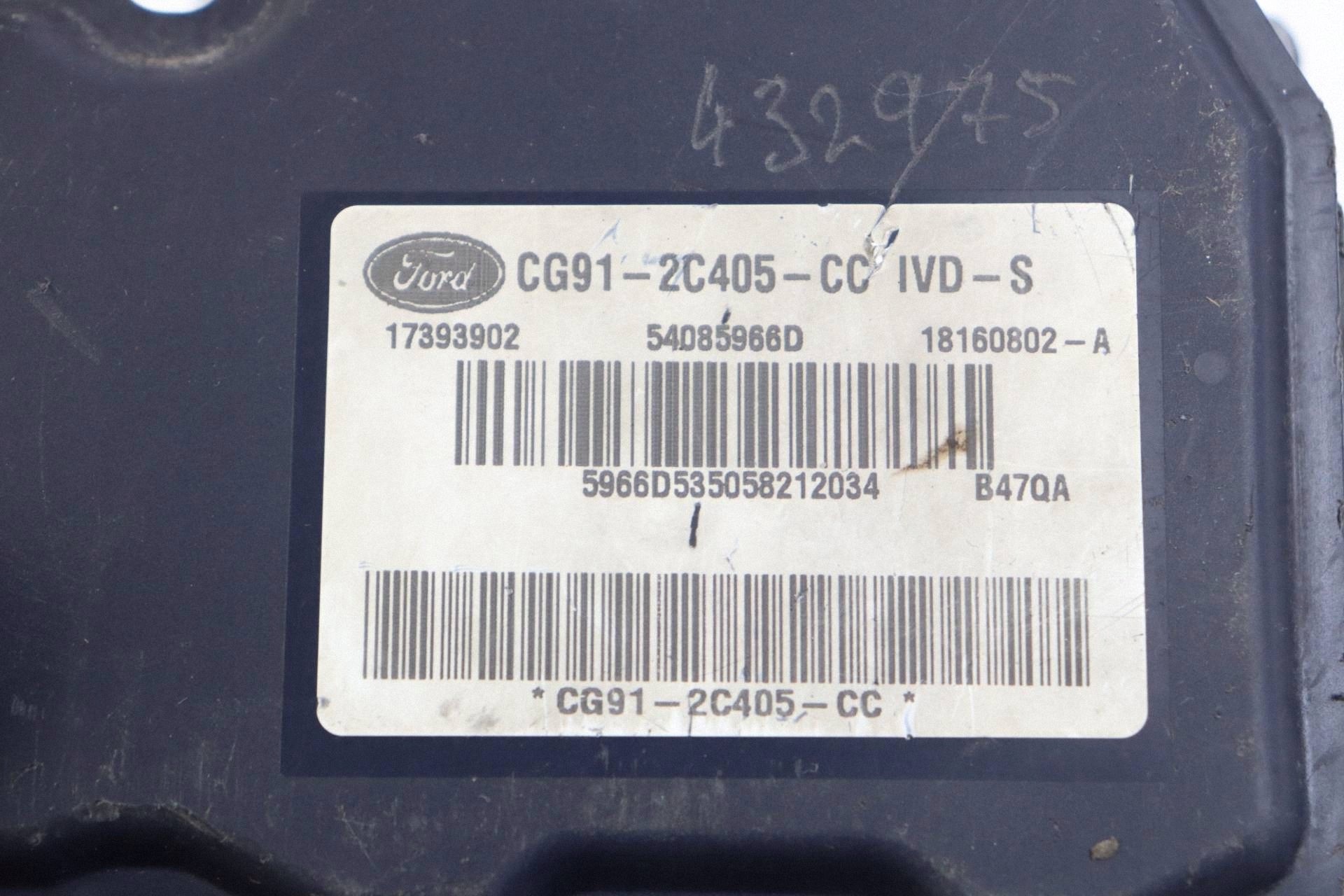 FORD S-MAX e MONDEO MK4 pompa ABS CG91-2C405-CC 17393902 54085966D