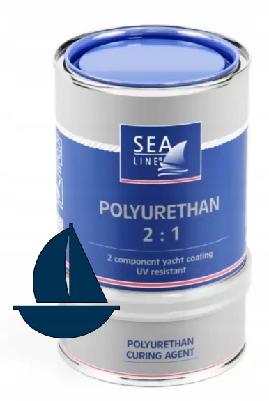 Sea-line Barva 2K 2:1 Povrchová Loďka Tmavě Modrá 750 ml