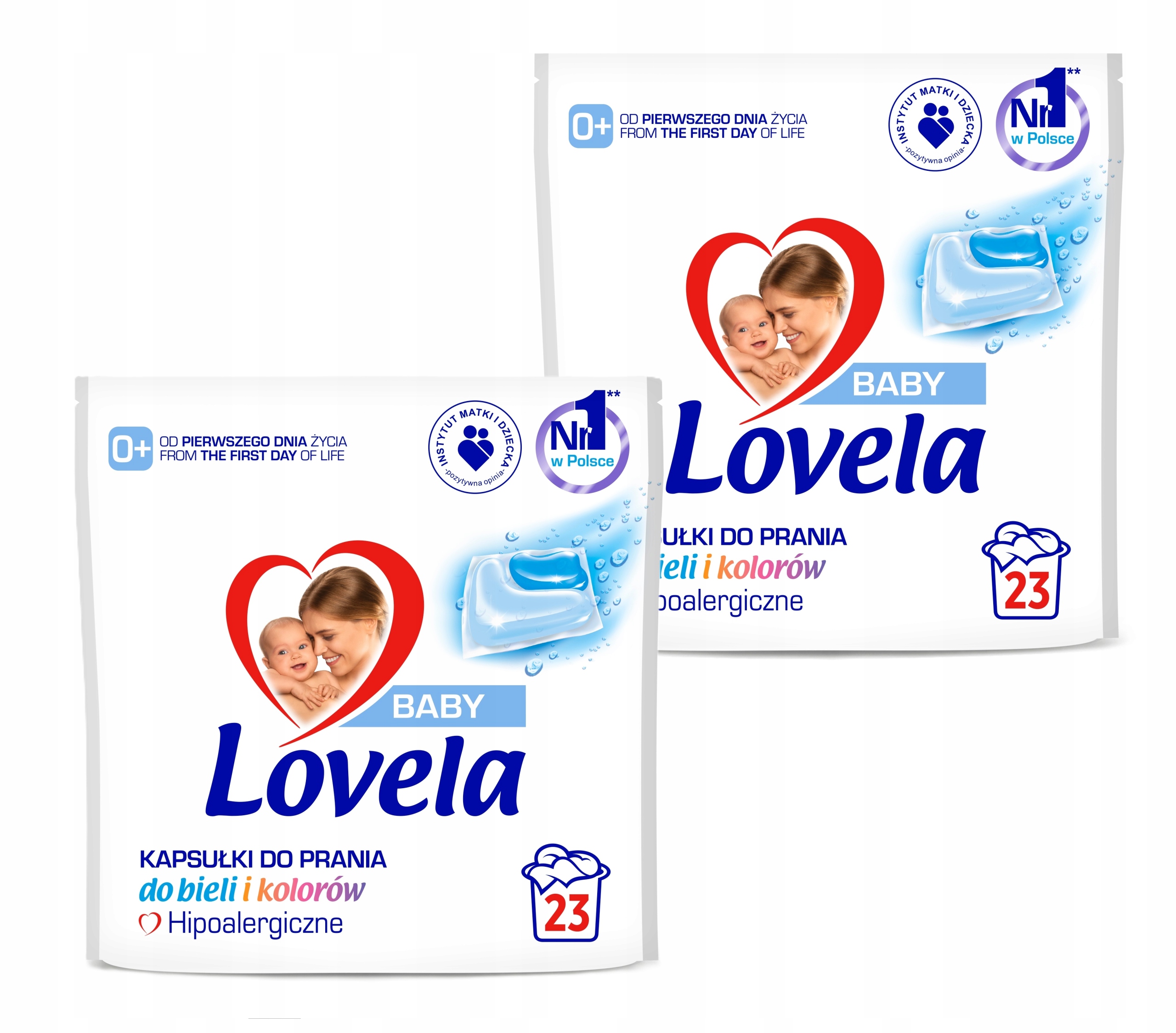 Lovela Kapsle na barevné a bílé prádlo 46 kusů Hypoalergenní