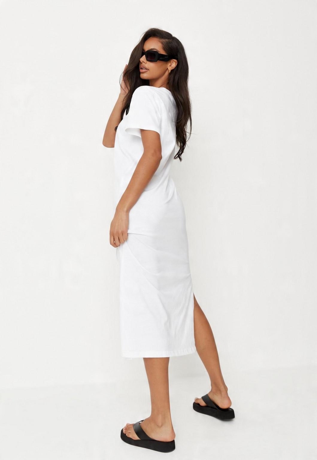 SUKIENKA CNX XXC__XXS MISSGUIDED BIAŁA MIDI 14580456509 - Allegro.pl