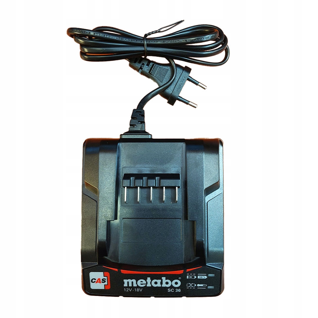 Metabo Sc 36 Ładowarka uniwersalna 12V 18V Cas 316078110 SC36 Oryginał