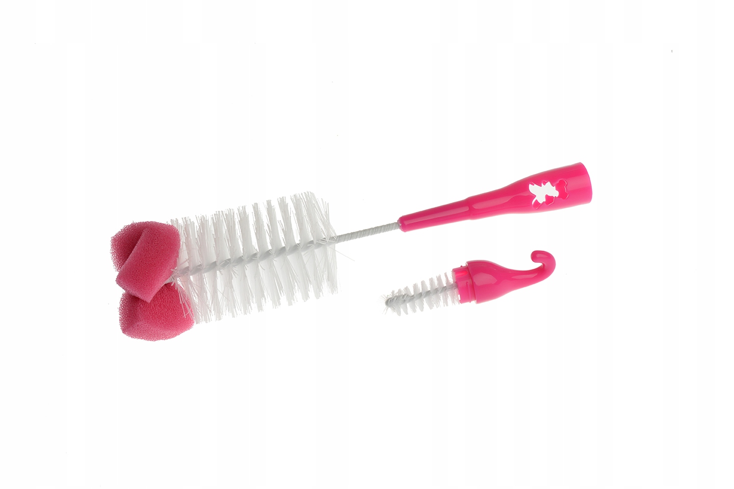 AKUKU SZCZOTKA DO MYCIA BUTELEK I SMOCZKÓW MIŚ