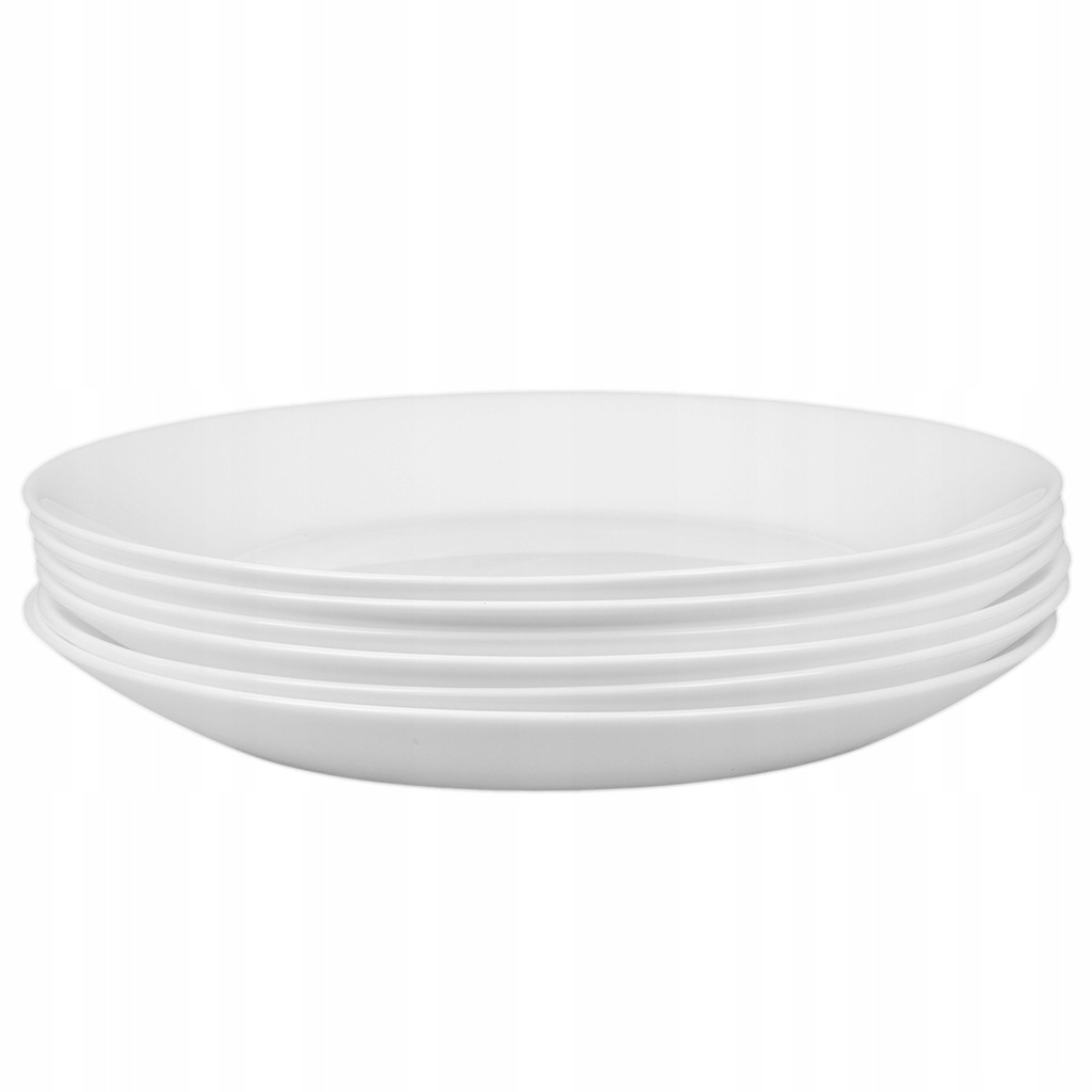 BIAŁY SERWIS OBIADOWY ZESTAW TALERZY NA 6 OS 18EL KOMPLET TALERZY Liczba elementów w zestawie 18