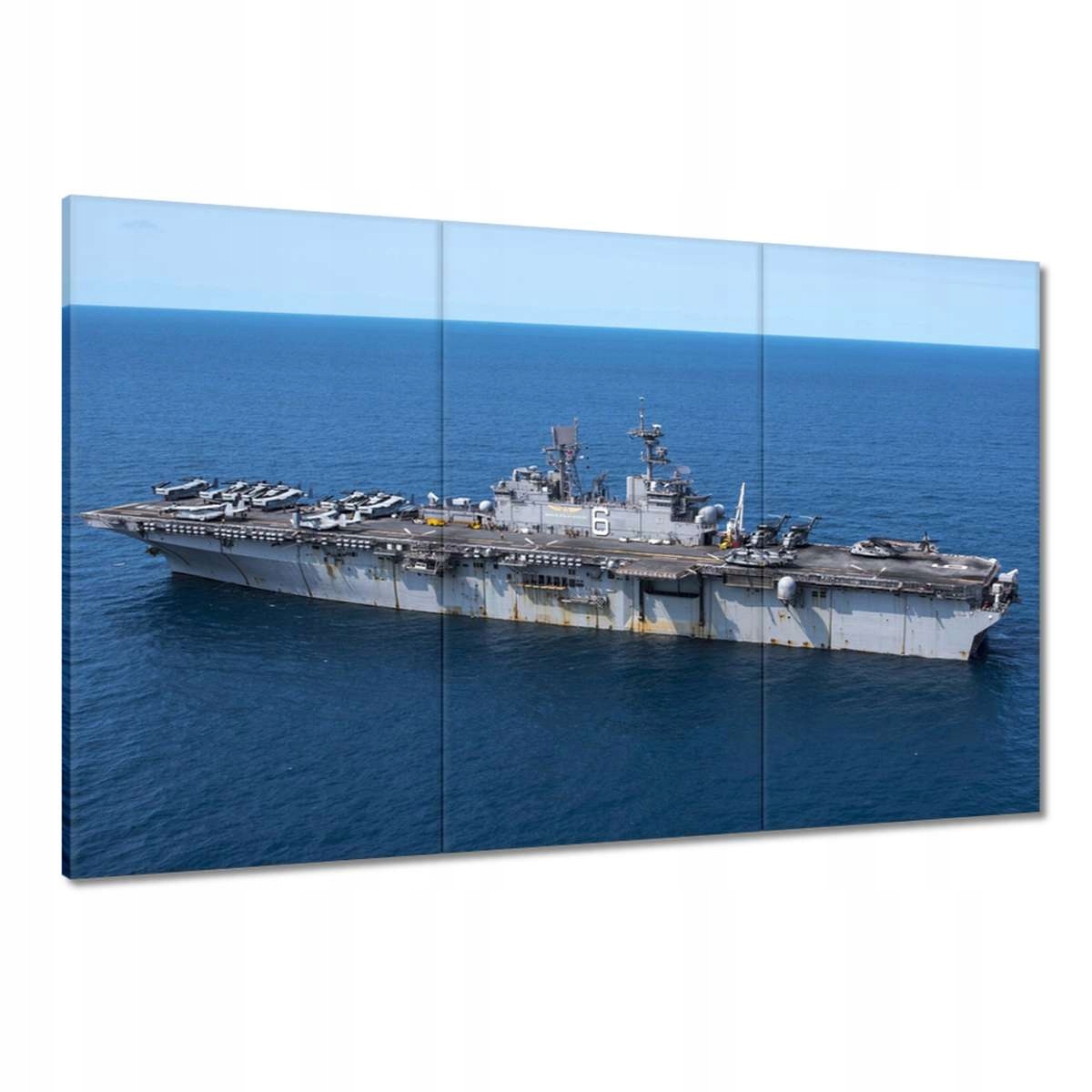 Obrazy 120x80 Letadlová loď Loď Moře