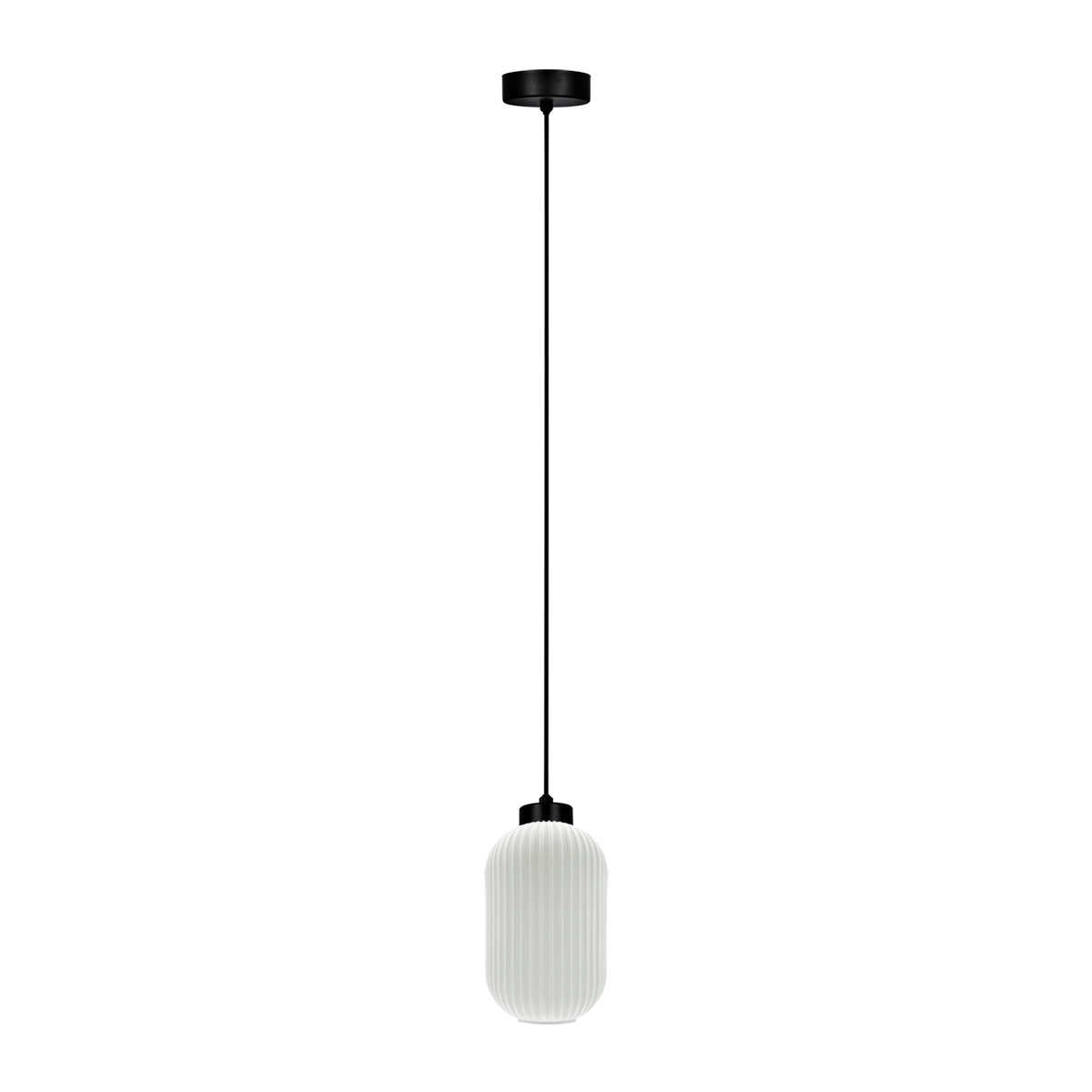 Závěsná lampa lustr nad stůl skleněná bílá lampa K-5730 Vilar S