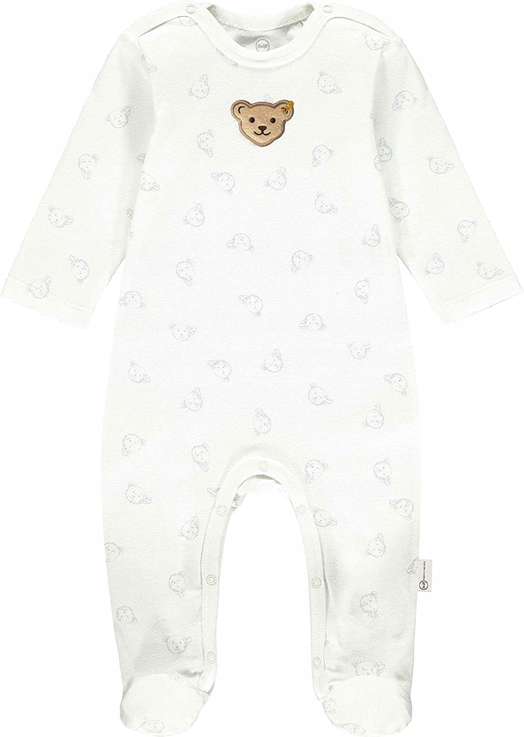 STEIFF ŚPIOCHY NIEMOWLĘCE BIAŁE WZÓR 50 1SPG