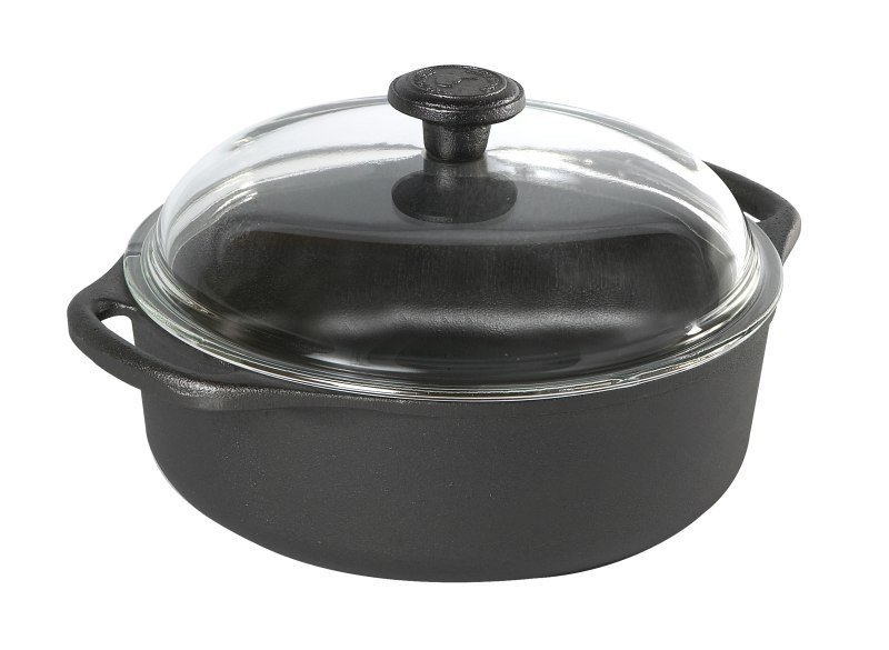 3l liatinový Hrniec so sklenenou pokrievkou