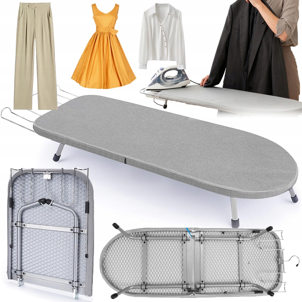 Levně Žehlicí Prkno 83X31 CM S Kovovou Skládací Podložkou, Stabilní, Pevné