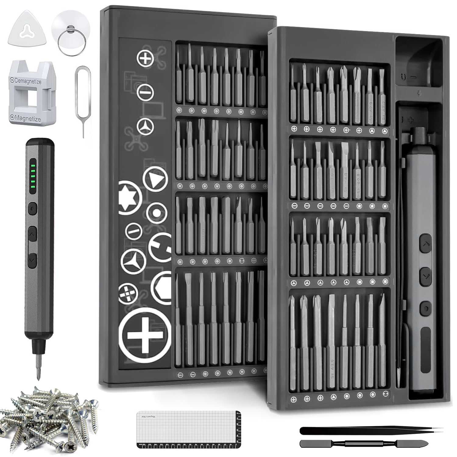 Sada Elektrických Šroubováků 72 Prvků Silný Přesný S Pouzdro Přesný