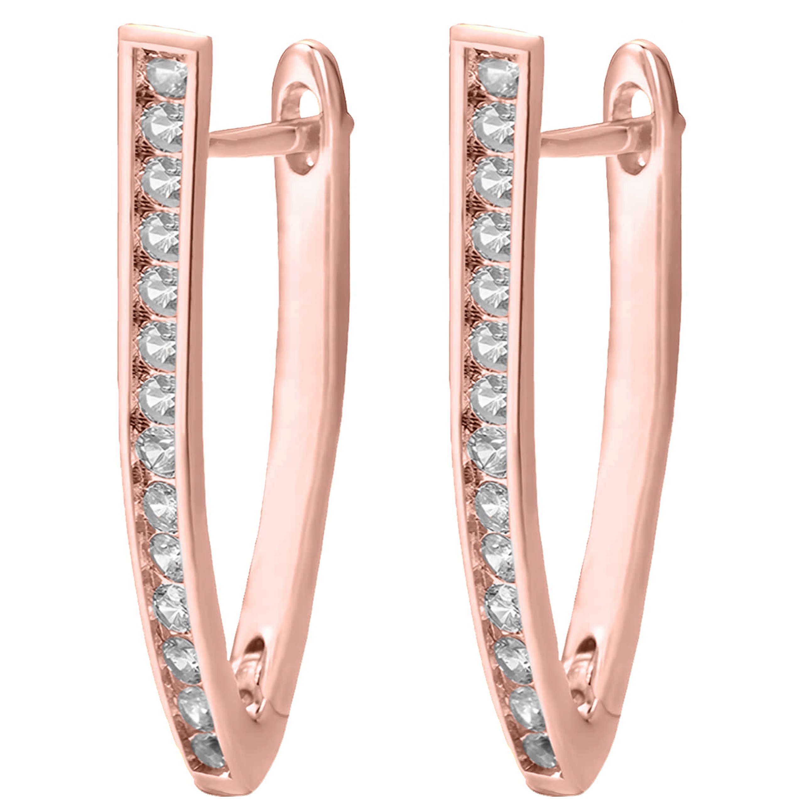 Náušnice s písmenky Iniciály Letter Písmena V Stříbro 925