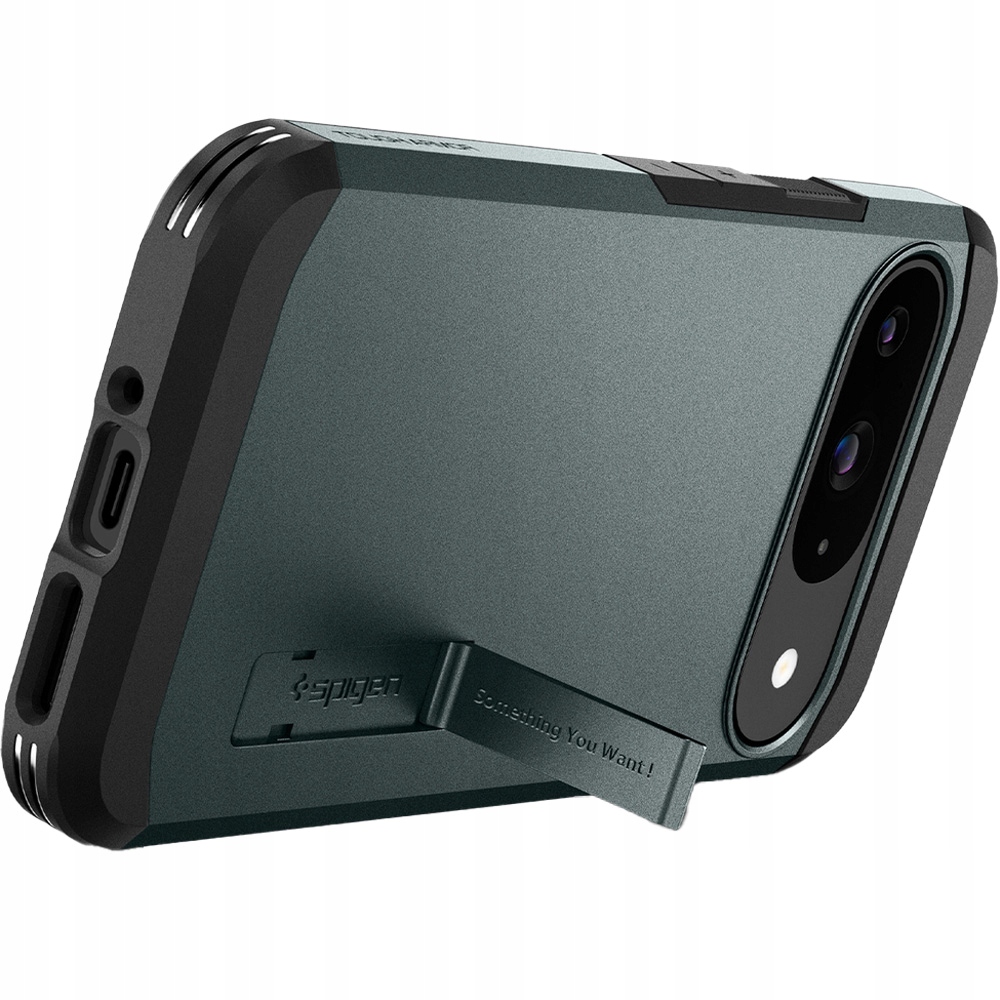 Pancéřové pouzdro Spigen pro Google Pixel 9/9 Pro, pevné a odolné, s podstavcem