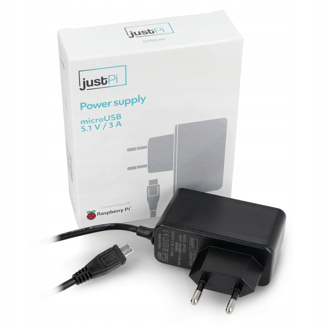 

Zasilacz microUSB 5,1V 3A do Raspberry Pi