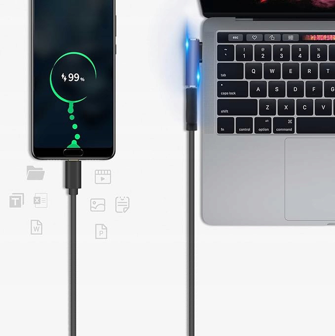 ADAPTER PRZEJŚCIÓWKA ŁĄCZNIK KĄTOWY 90 STOPNI USB-C 40GBPS USB 4 V1 Kod producenta ADAP-TYPE-C-90-ST