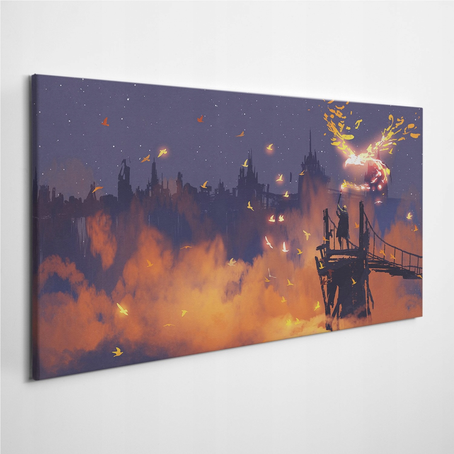 

Zdjęcie na foto-obrazie Miasto Pochodnia 100x50 cm