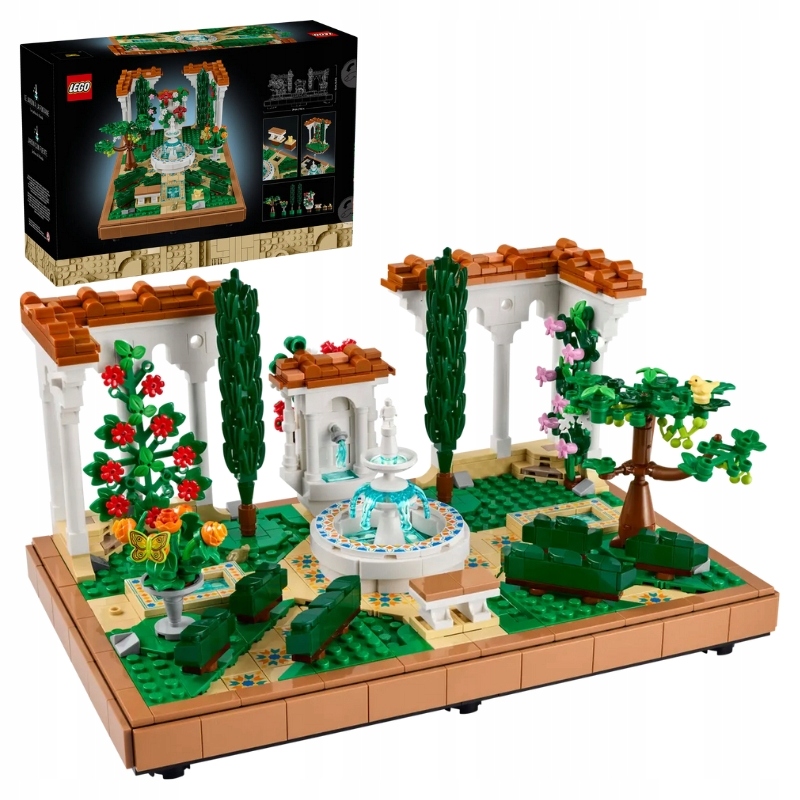 Lego Icons Fontána Fontána Bloky Zahrady Stavebnice Světa