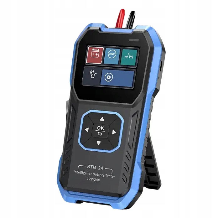 Fnirsi BTM-24 inteligentny tester akumulatorów rozruchu 12V/24V 2000A Cca