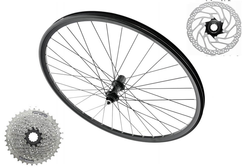 Koło Tylne 29 28 Disc Centerlock MT-018RA Oczkowana Maszynowe Kaseta 8