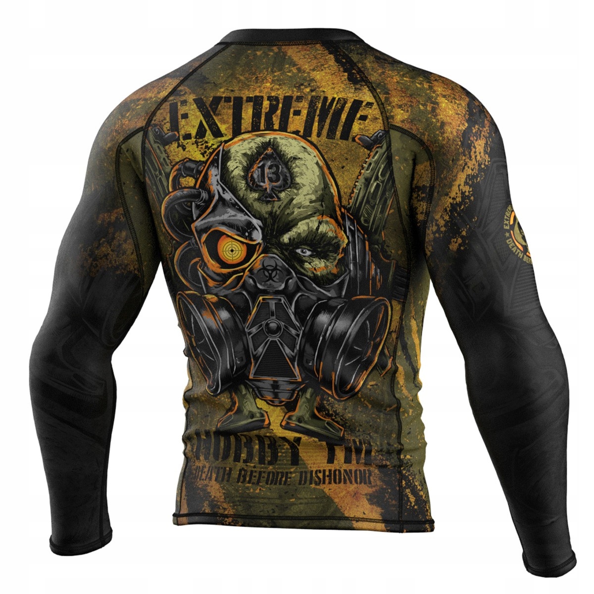 Longsleeve rashguard DBD L CZARNY Kolekcja EXTREME HOBBY Sport