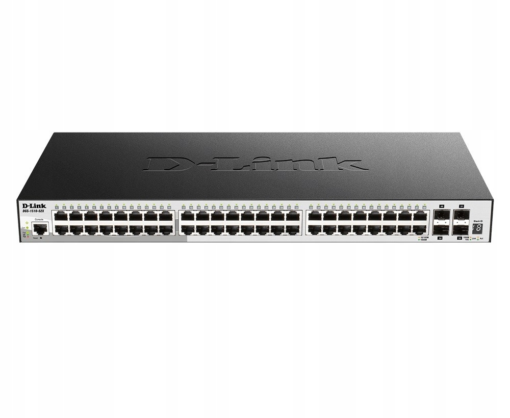 D-LINK 52-Port Gigabit Stackable Smart Managed Switch including 4 10G SFP+ — 5