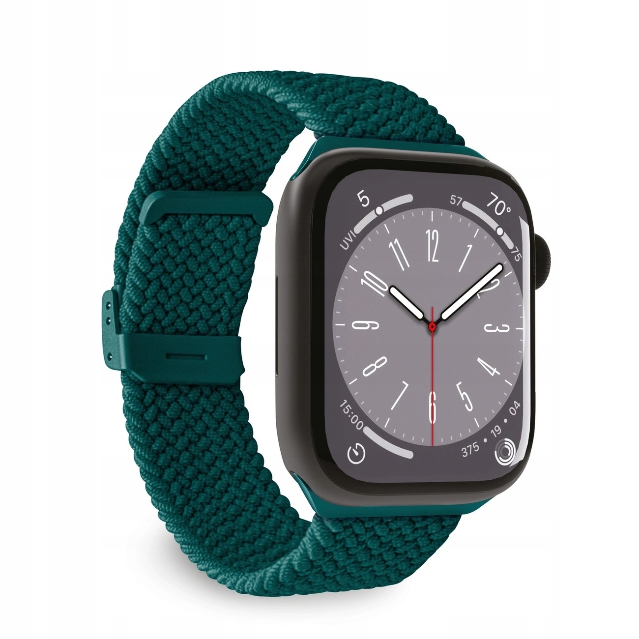 Pasek nylonowy Puro Loop Apple Watch 42/44/45/49mm ciemnozielony