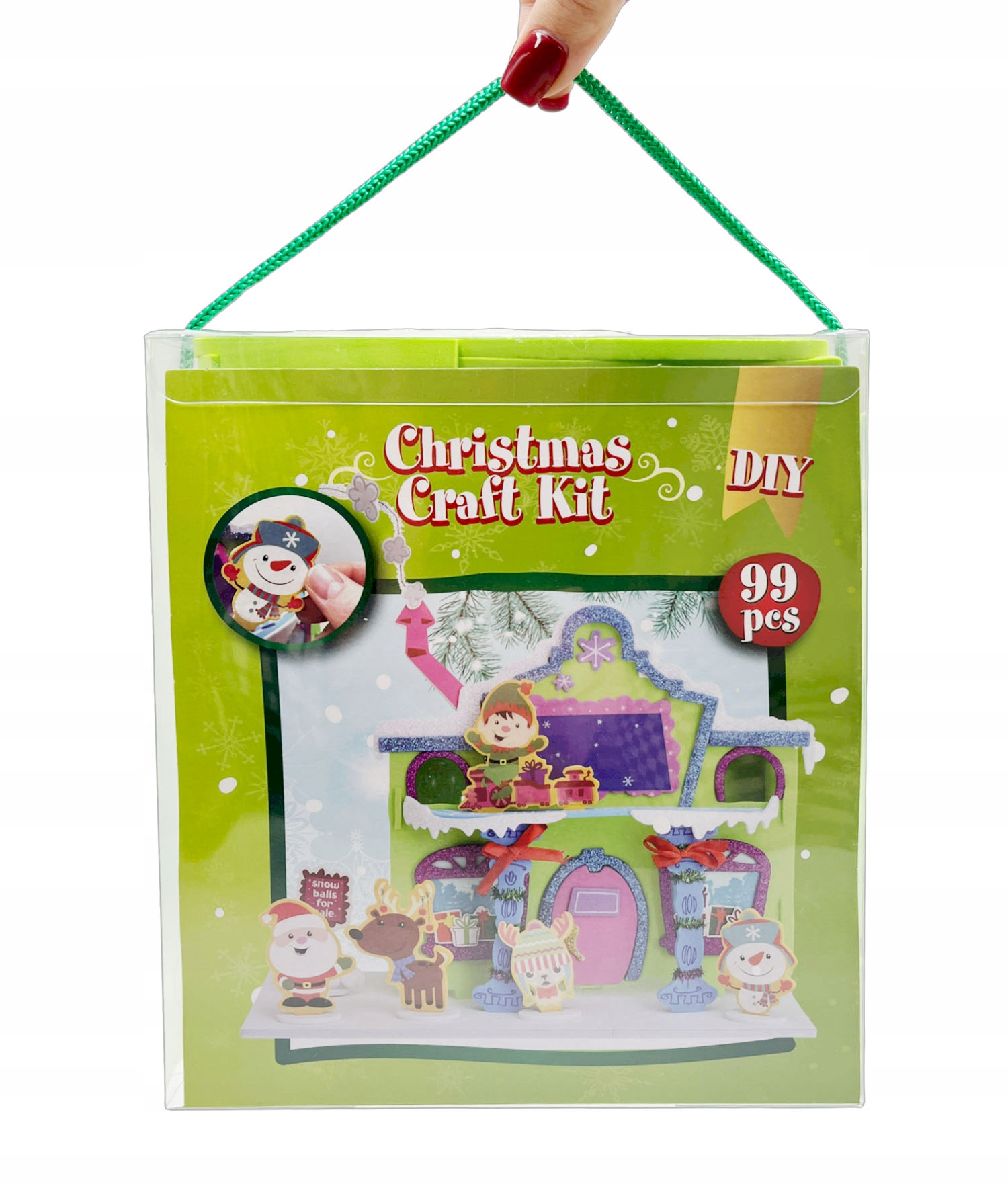 PUZZLE 3D ŚWIĄTECZNY DOMEK UKŁADANKA PIANKOWA Kod producenta puzzle piankowe diy