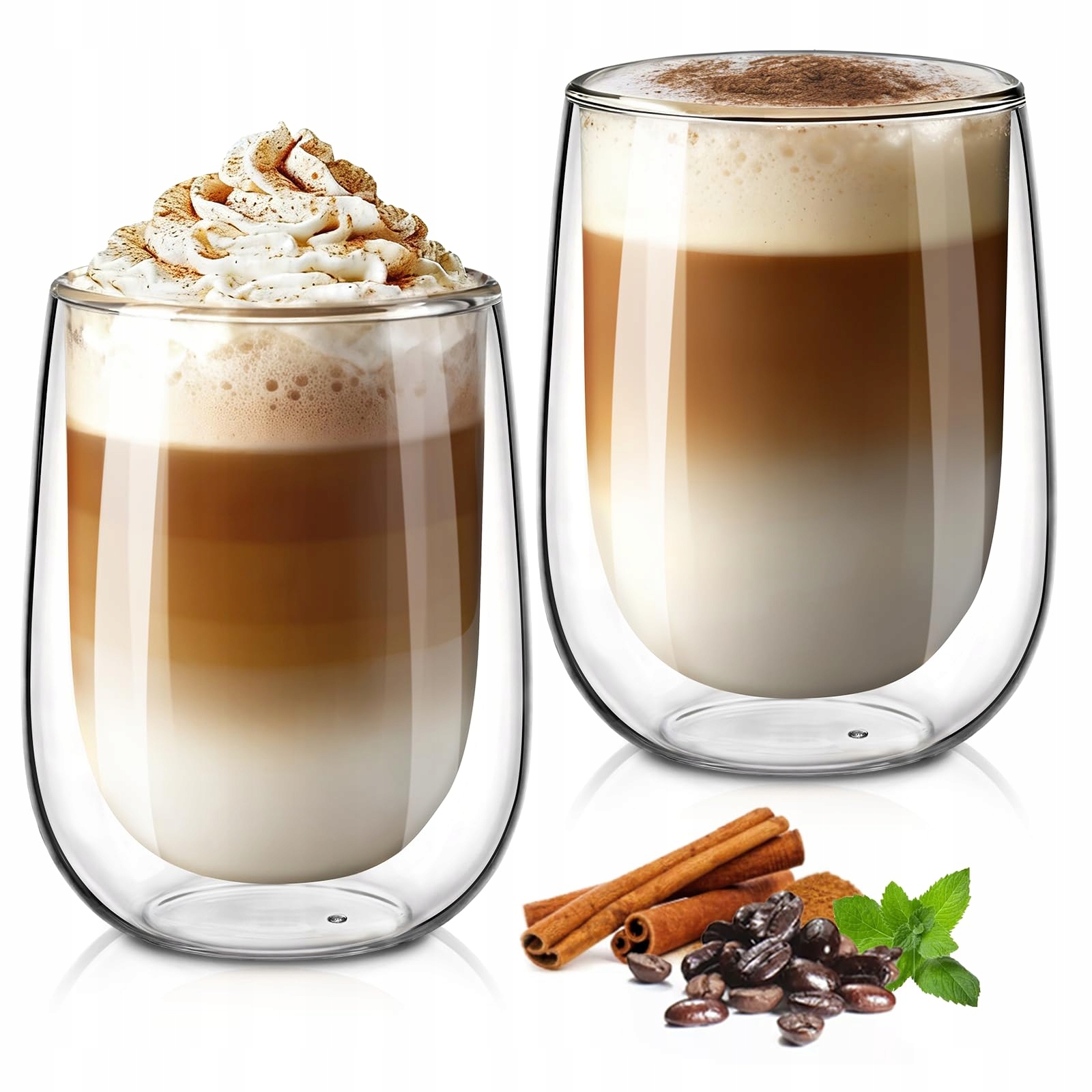 Glastal Sklenice Latte Macchiato 350 ml, sada 2 kusů borosilikátové