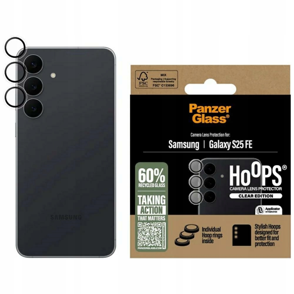 Tvrzené sklo na objektiv PanzerGlass Hoops Lens Protector pro Samsung Ga