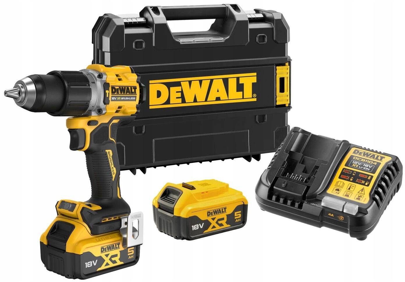 Aku. Aku Vrtačka 2x5Ah 90Nm Tstak 18V DeWALT Xr DCD805P2T