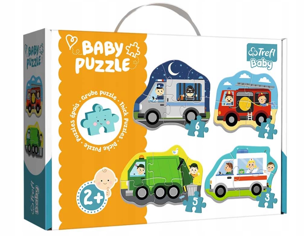 

Moje Pierwsze Puzzle Pojazdy Zawody Baby 2+ Trefl