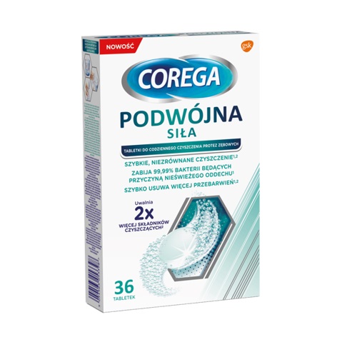

Corega Tabs Podwójna Siła do protez zębowych 36szt