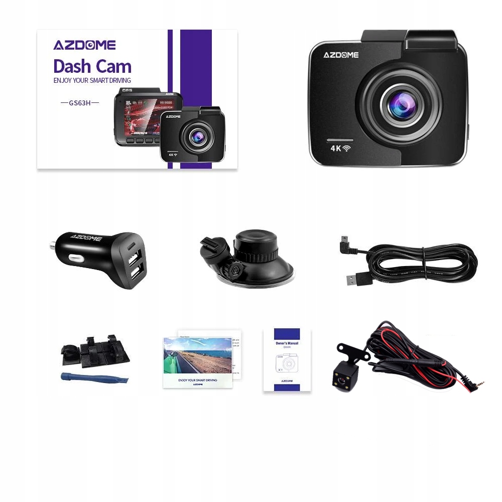 Azdome gs63h wideorejestrator 4k+ 1080p gps wifi камера samochodowa Купить  в Украине: б/у разборка, оригинал, цена