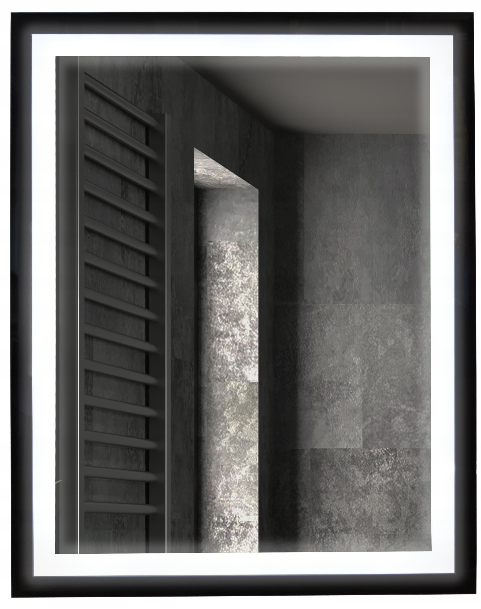 LUSTRO ŁAZIENKOWE PODŚWIETLANE Z OŚWIETLENIEM 3 BARWY LED Reon 50x65m