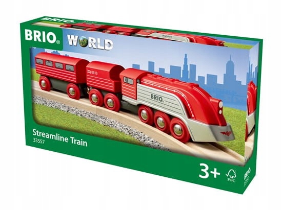 BRIO WORLD FUTURYSTYCZNY POCIĄG Z WAGONAMI