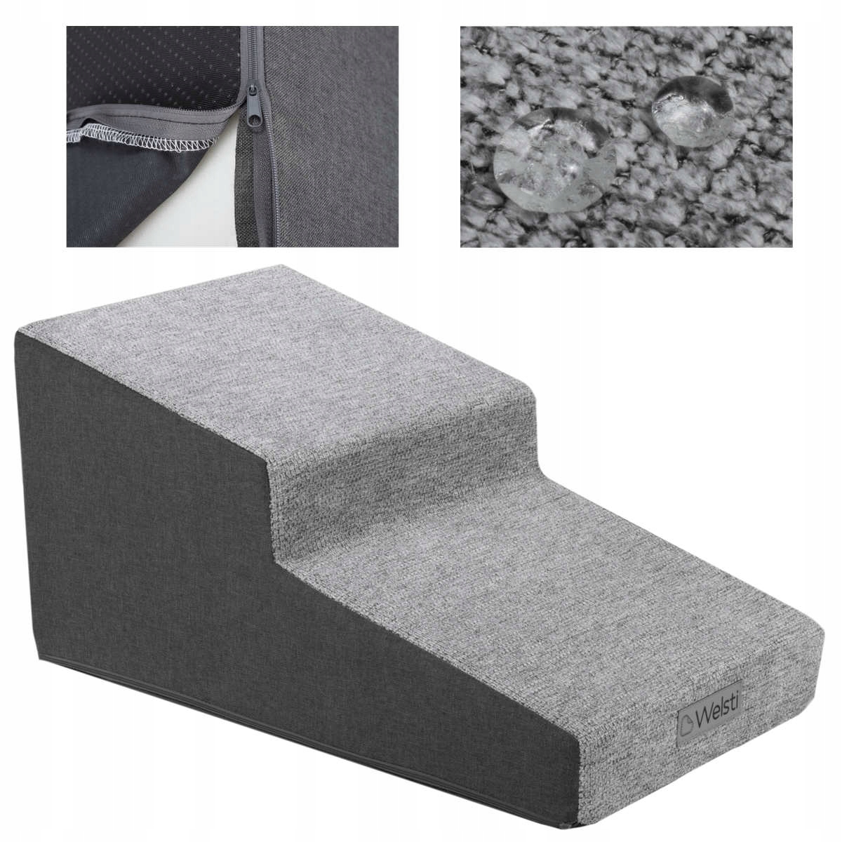 Schody pro velkého psa do 60 kg schody mírné stupně Welsti 30 cm