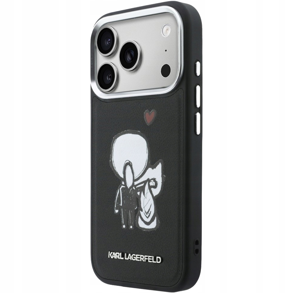 Pouzdro pro iPhone 17 Pro Karl Lagerfeld pro MagSafe, módní a stylové ochranné pouzdro