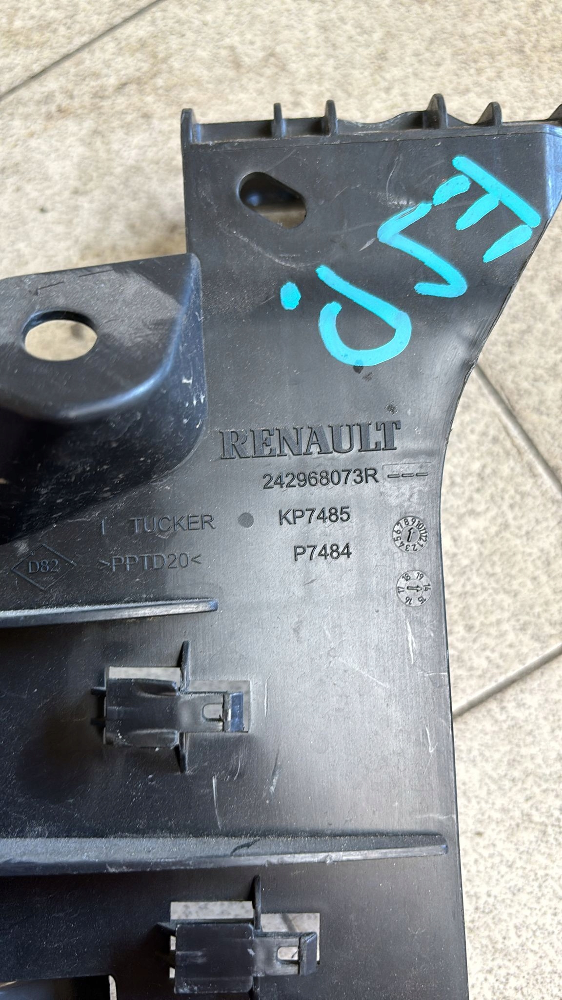 Console Support plaque RENAULT ESPACE V LIFT 242968073R