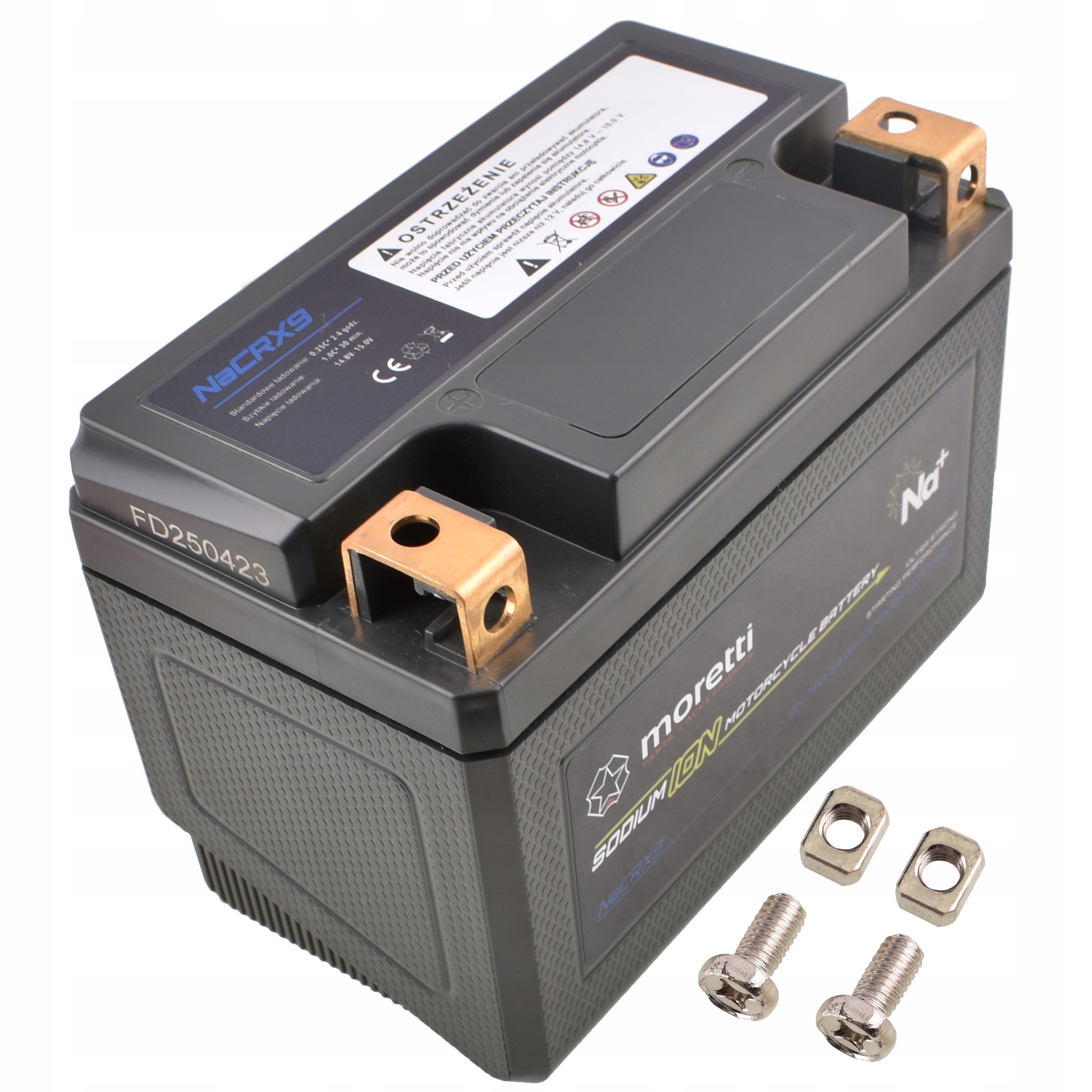 Akumulator Moretti NaCRX9 12V 7Ah sodowo-jonowy