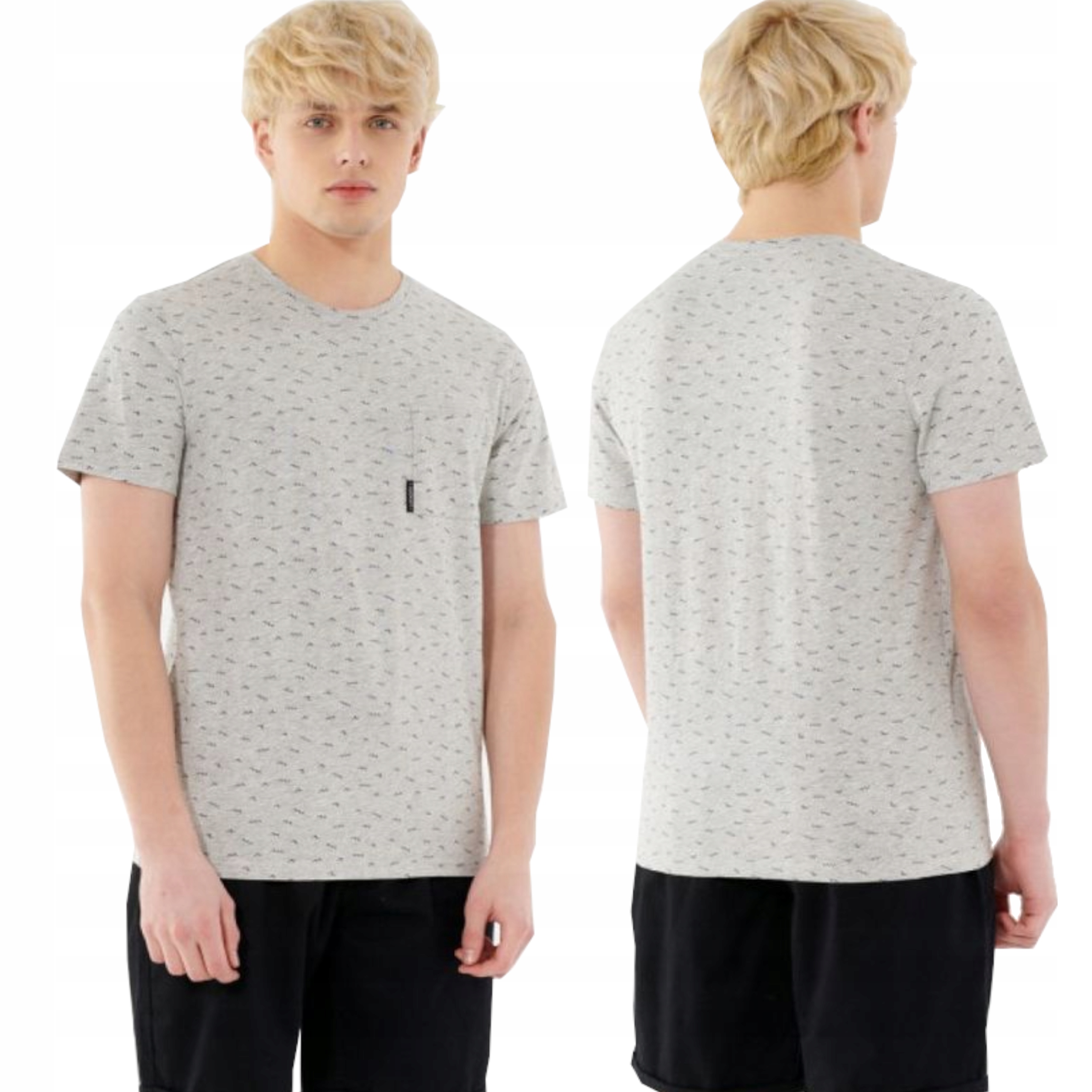 

Outhorn T-shirt męski HOL21-TSM638 ciepły jasny sz
