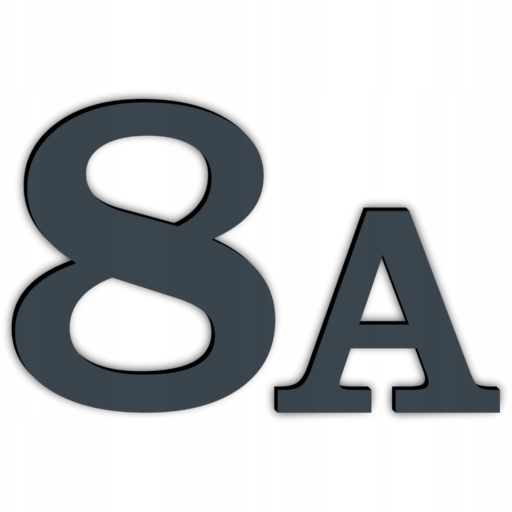 NUMER NA DOM DRZWI CYFRY LITERY NUMER DOMU BUDYNEK ADRES KOLORY - M5 40 cm