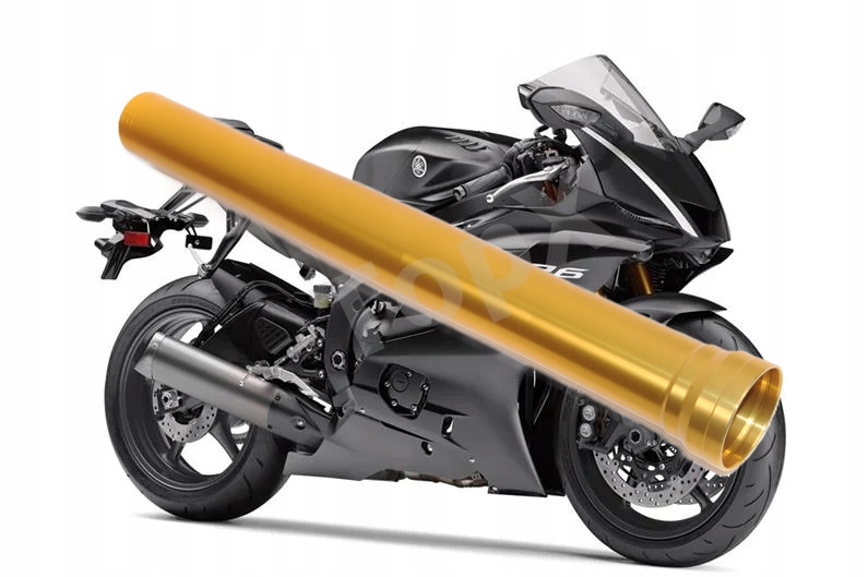 TopX Goleń Trubka laga tlumič Odpružení Yamaha Yzf 600 R6 17+ 1 Ks