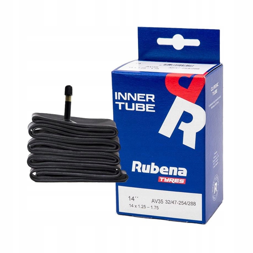 Dętka rowerowa Rubena 14 x 1,25-1,75 Av 35mm