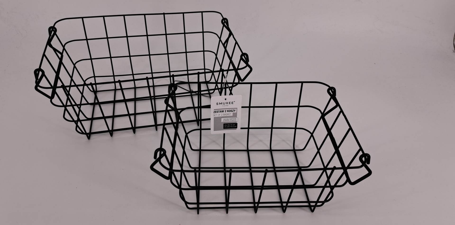 

Smukee zestaw 2x kosz organizer