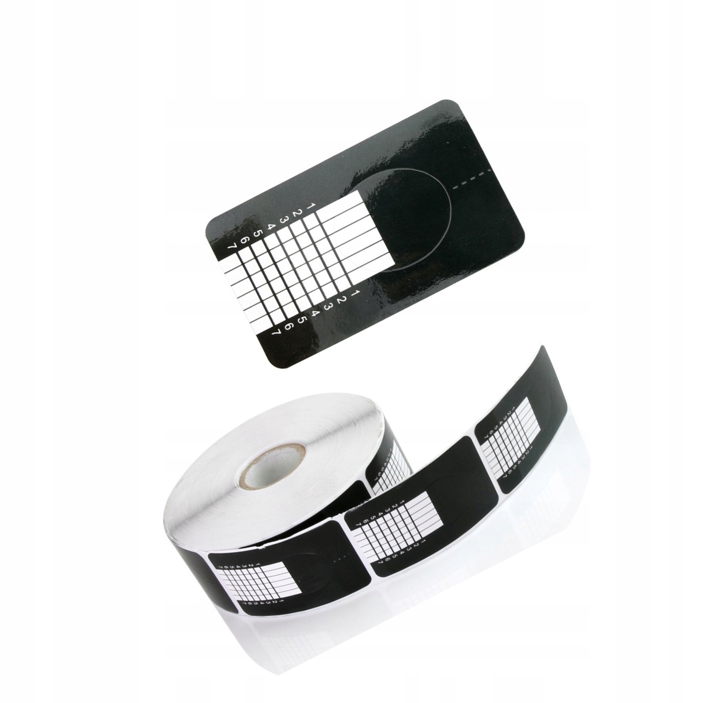 SZABLONY do przedłużania paznokci wąskie 50 sztuk