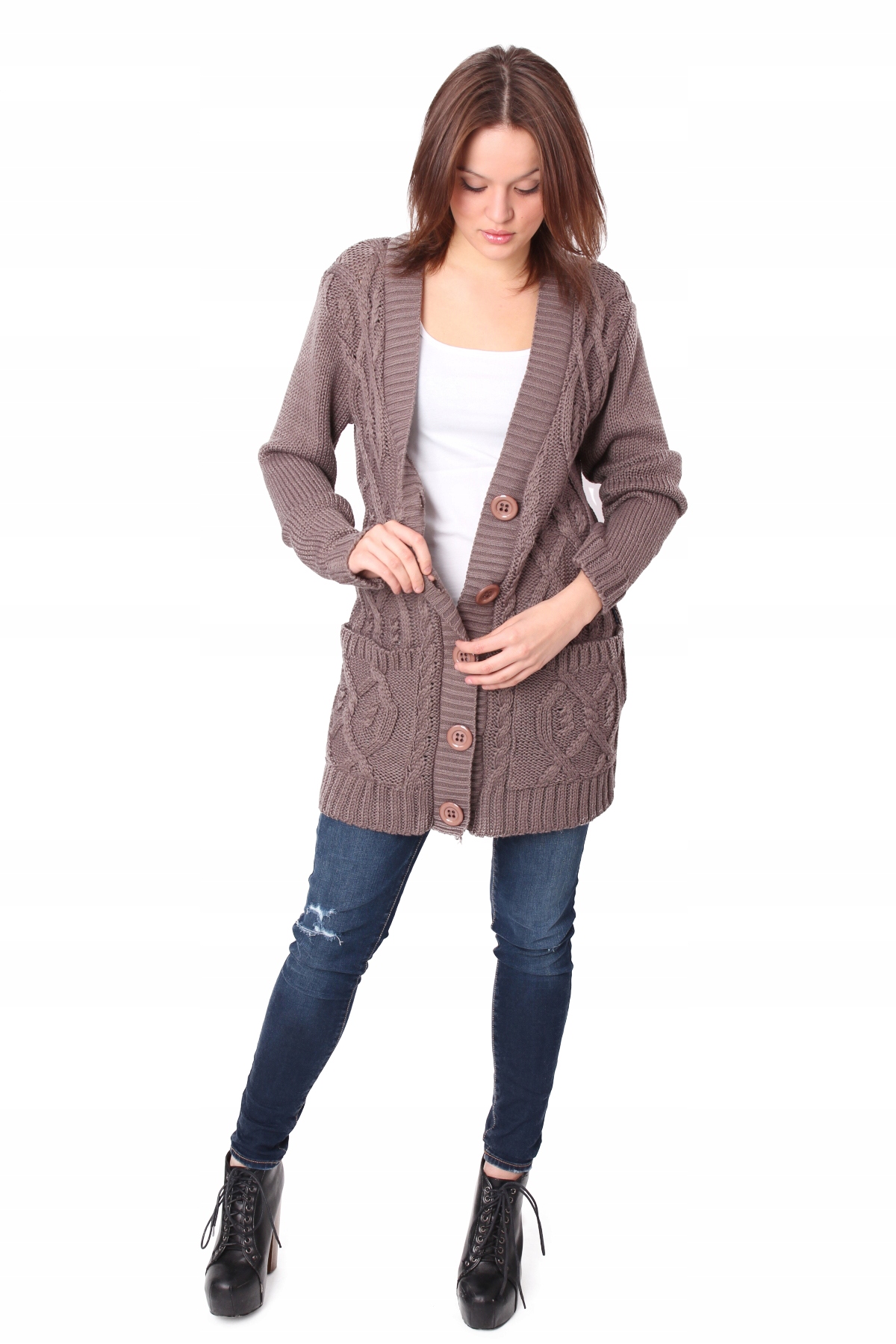 

Pasmantex Torino Rozpinany Sweter Kardigan r. S/m