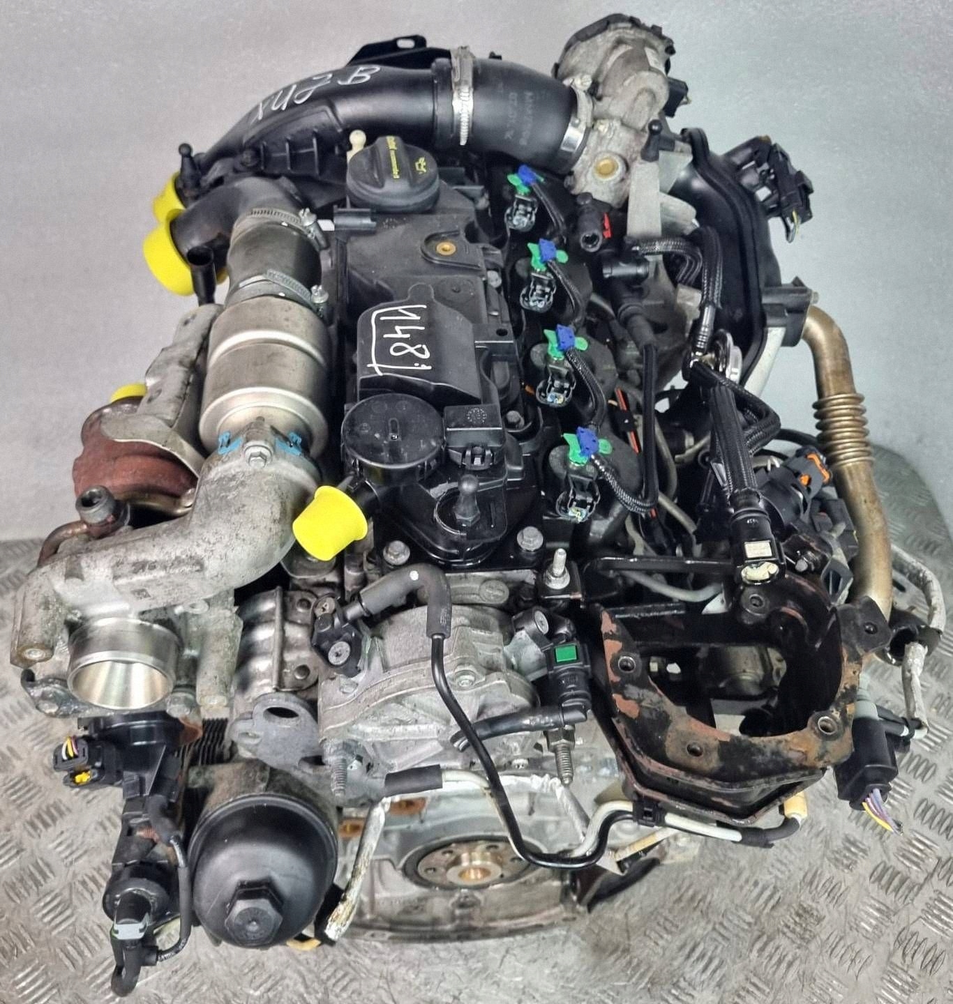 engine complete FORD FIESTA B-MAX 1.5 TDCI XUJB ODPALANY 85 TYS MIL @