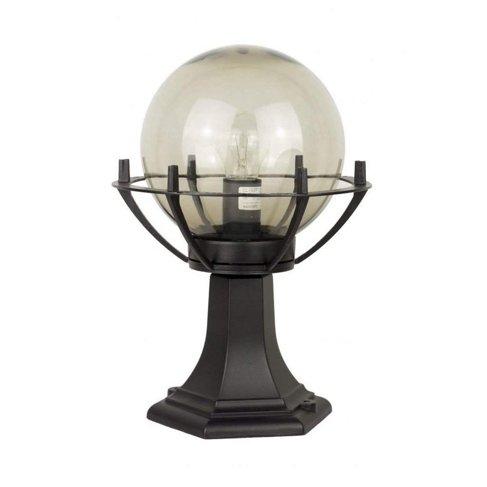 

Lampa ogrodowa stojąca kula z koszykiem 39cm