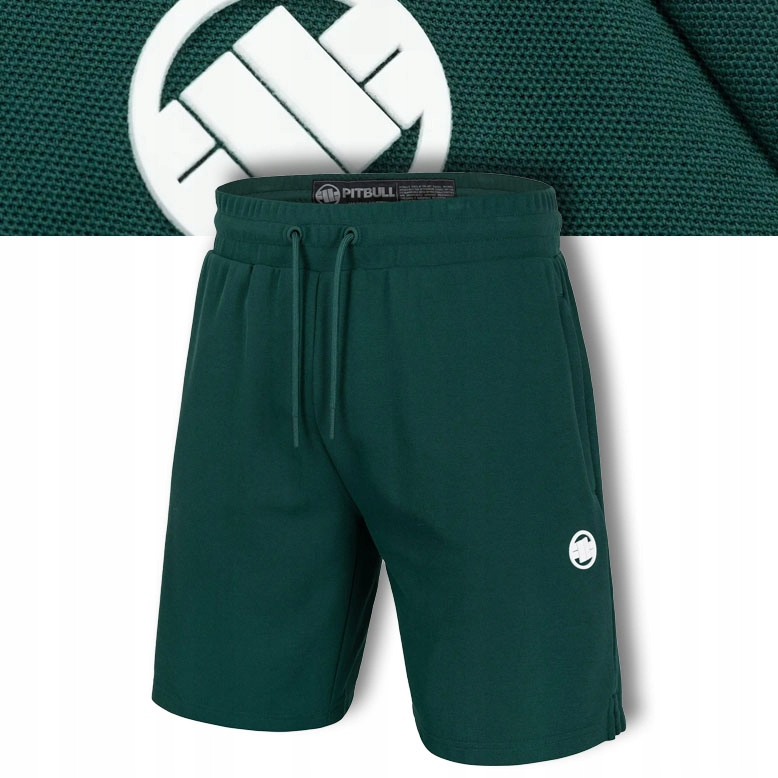 Pánské tenké teplákové šortky Pitbull Pique Rockey, rychleschnoucí, sportovní